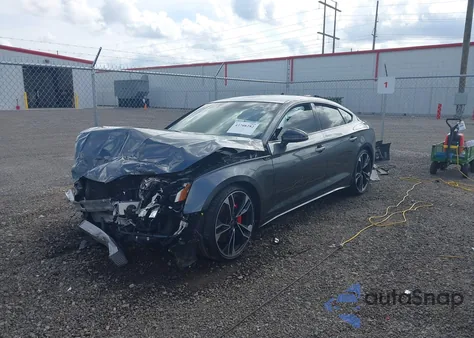 2024 Audi S5 Sportback Premium Plus Tfsi Quattro Tiptronic из США, поврежденный, VIN WAUC4CF59RA013257